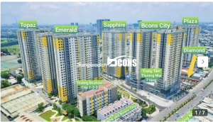 Ngộp bank cần bán nhanh căn hộ Bcons Plaza 2PN2WC sổ hồng sẵn, bank cho vay 1.5 tỷ