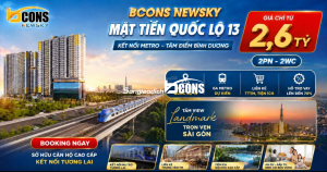 Ưu đãi đặc biệt Voucher thanh toán + 2,5 chỉ vàng. Trọn view Landmark 81 tại Bcons Newsky