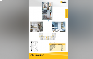 Bán nhanh căn 1PN 1WC 41m2 Bcons Miền Đông giá công khai 1,950 tỷ. Đang cho thuê 5 - 6tr/tháng