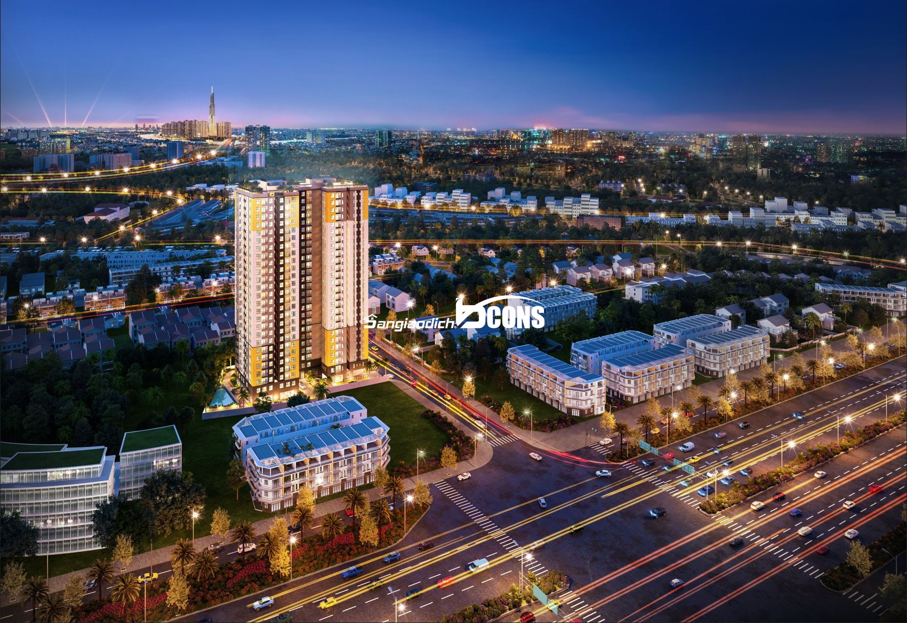 Mặt tiền đường Thống Nhất, Làng đại học Thủ Đức