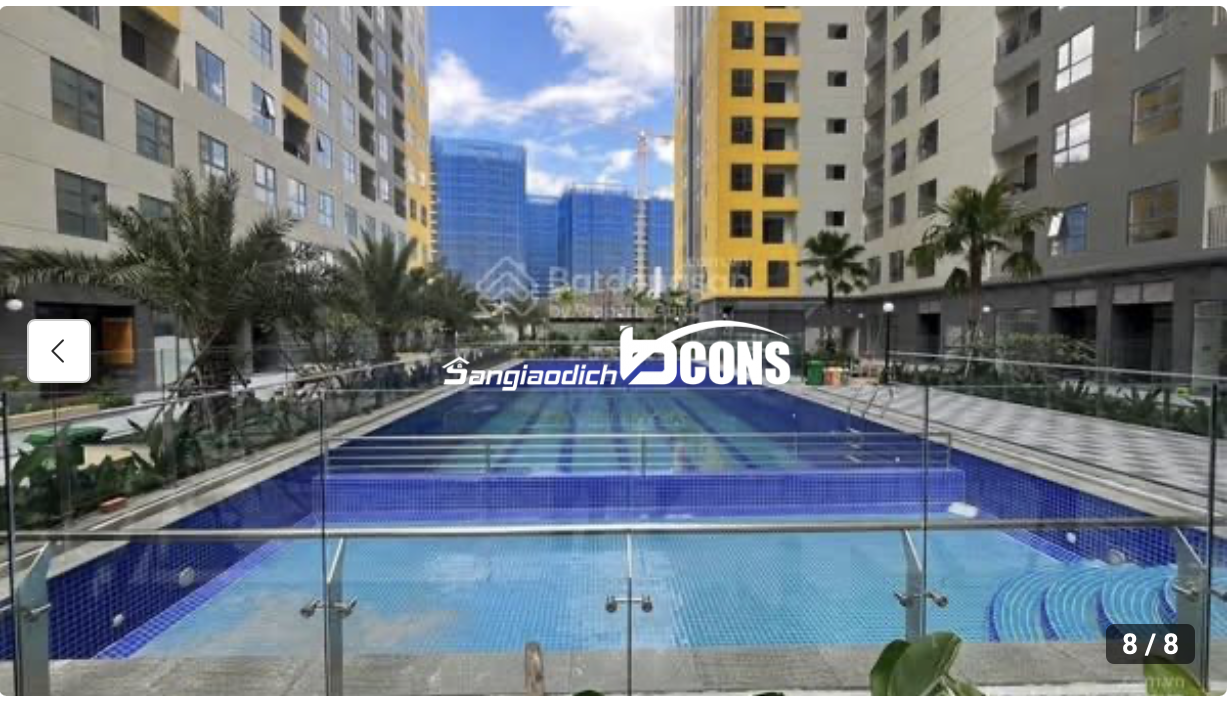 Giá tốt, sổ hồng sẵn bán nhanh căn 2PN 2WC Bcons Plaza chỉ 2ty2, bank cho vay70 - 80%