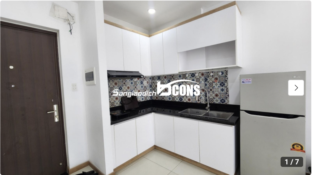 Chính chủ gửi cho thuê căn 2PN 2WC đầy đủ nội thất, ở ngay, giá 7.5tr, sẵn chìa đi xem nhà được